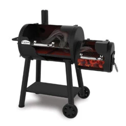 Barbecue Charbon Smoke Offset 500 - Broil King -Weber Magasin barbecue charbon broil king smoke off set 500 0062703580500 4