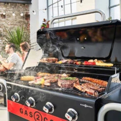 Barbecue Hybride Gaz Et Charbon Gas2Coal 440 - Char-Broil -Weber Magasin barbecue gas2coal 440 hybride gaz et charbon charbroil 4260547594448 6