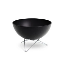Brasero Rond Acier émaillé Noir Bowl + Pied Bas + Plancha - Höfats -Weber Magasin bowl hofats pied bas plancha 4260447330931 4