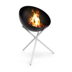 Brasero Rond En Acier émaillé Bowl + Trépied + Plancha - Höfats -Weber Magasin bowl hofats pied haut plancha 4260447331020 8