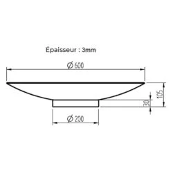 Brasero En Acier Corten Rond ⌀60 Cm - Nordic Flame -Weber Magasin brasero acier corten esprit barbecue 2020000027720 5