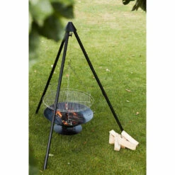 Brasero Junko ø60 Cm Fonte + Trépied + Grille Acier Chromé + Housse - Barbecook -Weber Magasin brasero junko trepied grille housse barbecook 5400269202156 3