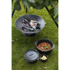 Brasero Junko ø60 Cm Fonte + Trépied + Grille Acier Chromé + Housse - Barbecook -Weber Magasin brasero junko trepied grille housse barbecook 5400269202156 4