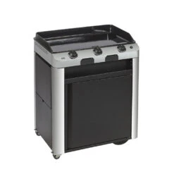 Combo Plancha Gaz Fusion 75 Inox Marin 3 Brûleurs + Chariot - ENO -Weber Magasin combo fusion 75 inox eno 2020000038122 2
