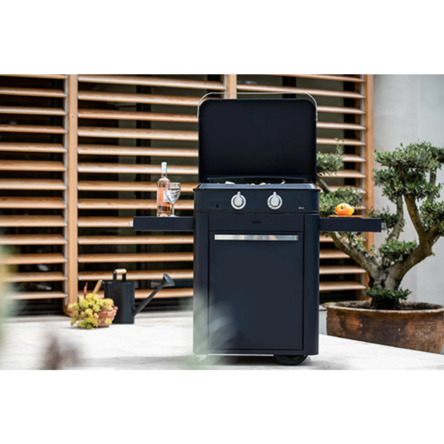 Combo Plancha Gaz Enosign 65 Bleu (Chariot Et Capot) - ENO* 3 Combo Plancha Gaz Enosign 65 Bleu (Chariot Et Capot) - ENO* – Image 3