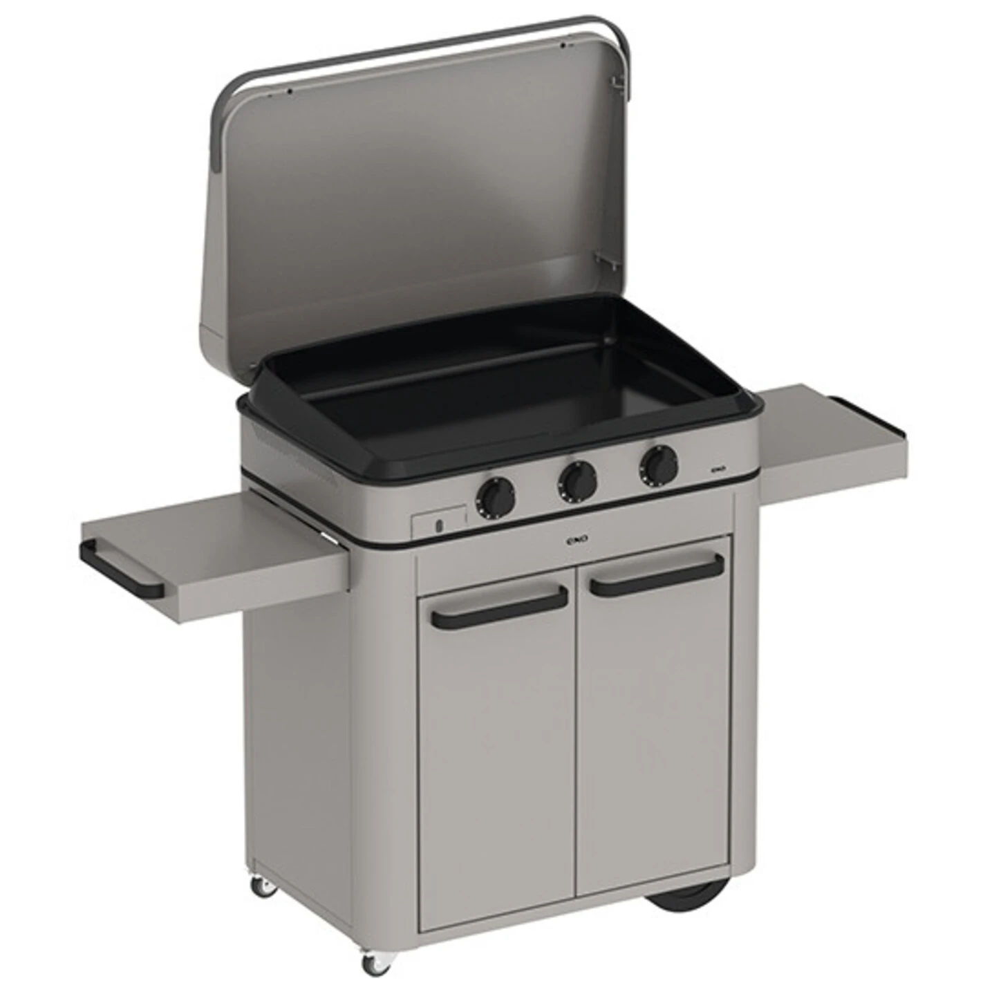 Combo Plancha Gaz Enosign 80 Inox (Chariot Et Capot) - ENO* 2 Combo Plancha Gaz Enosign 80 Inox (Chariot Et Capot) - ENO* – Image 2