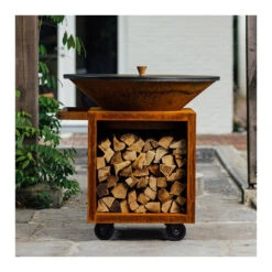 Couvercle Pour Brasero 100 Cm - Ofyr -Weber Magasin couvercle protection acier Ofyr 7430440799753 2