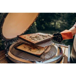 Extension De Grille Barbecue LECHEF - Monolith* -Weber Magasin extension inox lechef monolith 4260228840826 3