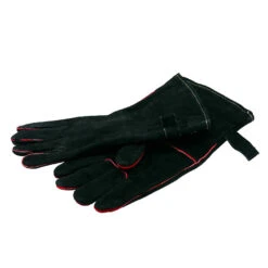 Paire Gants Barbecue Cuir Noir - Nordic Flame -Weber Magasin gants barbecue cuir nordic flame 0085382675602 2