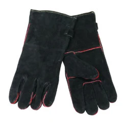 Paire Gants Barbecue Cuir Noir - Nordic Flame -Weber Magasin gants barbecue cuir nordic flame 0085382675602 4