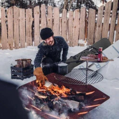 Grille Brasero ⌀55 Cm Inox Pour Triple Höfats -Weber Magasin grille inox brasero triple hofats 55 cm 4260447330467 4