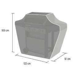 Housse Barbecue S 2 Series, Compact 3 / Plancha + Chariot Deluxe - Campingaz -Weber Magasin housse barbecue attitude chariot deluxe campingaz 3138522119355 2