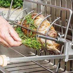 Barbecue Charbon Mendy Inox Marin + Chariot Inox + Tournebroche - Le Marquier 8 Barbecue Charbon Mendy Inox Marin + Chariot Inox + Tournebroche - Le Marquier -Weber Magasin mendy inox sur chariot le marquier 3339380167155 3