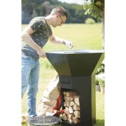 Brasero Plancha Nestor Original Noir Acier Galvanisé - Barbecook -Weber Magasin nestor original noir barbecook 5404035700785 3