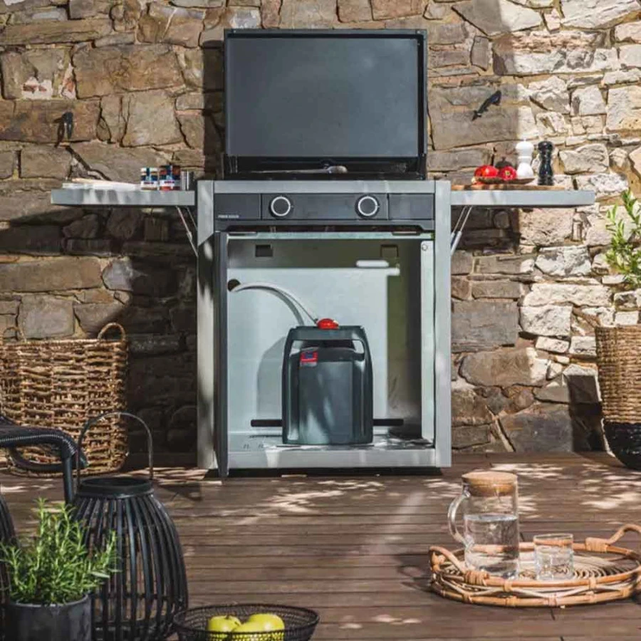 PACK Combo Plancha Gaz Modern 60 Acier Gris / Noir + Chariot + Kit De Nettoyage - Forge Adour 4 PACK Combo Plancha Gaz Modern 60 Acier Gris / Noir + Chariot + Kit De Nettoyage - Forge Adour – Image 4