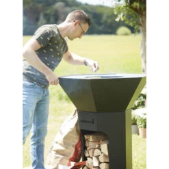 Pack Nestor Original Noir + Couvercle De Protection - Barbecook -Weber Magasin pack nestor noir couvercle 2020000032397 2