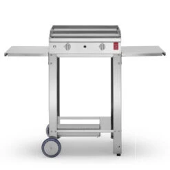 Pack Plancha Gaz Chef 55 Lisse + Chariot - Planet -Weber Magasin pack plancha gaz chef 55 lisse chariot planet 2020000031949 2
