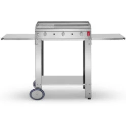 Pack Plancha Gaz Chef 80 Lisse + Chariot - Planet -Weber Magasin pack plancha gaz chef 80 lisse chariot planet 2020000031956 2