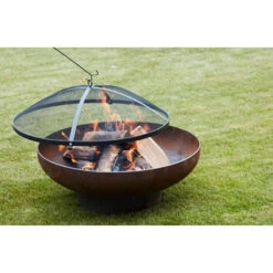 Pare-étincelles Pour Brasero Jack 75 Et Modern 75 Noir - Barbecook -Weber Magasin pare etincelles 75 cm noir barbecook 5404035700679 2