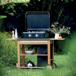 Plancha Gaz Enosign 65 Bleue Navy Avec Capot - ENO* -Weber Magasin plancha enosign 65 bleue navy capot gaz eno 3224780040088 6