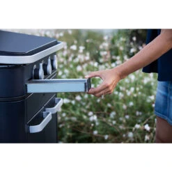 Plancha Gaz Enosign 80 Bleue Navy Avec Capot - ENO* -Weber Magasin plancha enosign 80 bleue navy capot eno 3224780040095 6