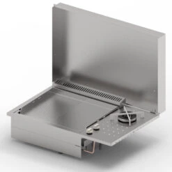 Plancha Gaz Encastrable Oasi 55 Lisse Rainurée Feu Dual - Planet