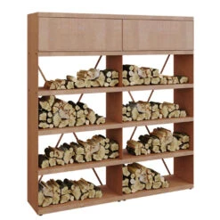 Etagère Range Bois Corten 200 - Ofyr -Weber Magasin range bois corten 200 2020000020141 2
