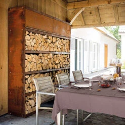 Etagègre Range Bois Corten 300 - Ofyr -Weber Magasin range bois corten 300 ofyr 2020000020158 2