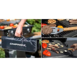 Set 5 Ustensiles Bambou Pour Barbecue Avec Sacoche - Campingaz -Weber Magasin sacoche 5 ustensiles bambou 3138522058296 3
