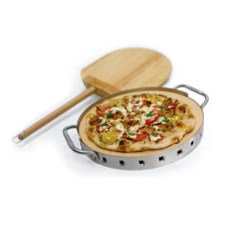 Set Pierre à Pizza ⌀ 33 Cm + Pelle - Broil King -Weber Magasin set pierre pelle pizza broil king 0060162698163 2