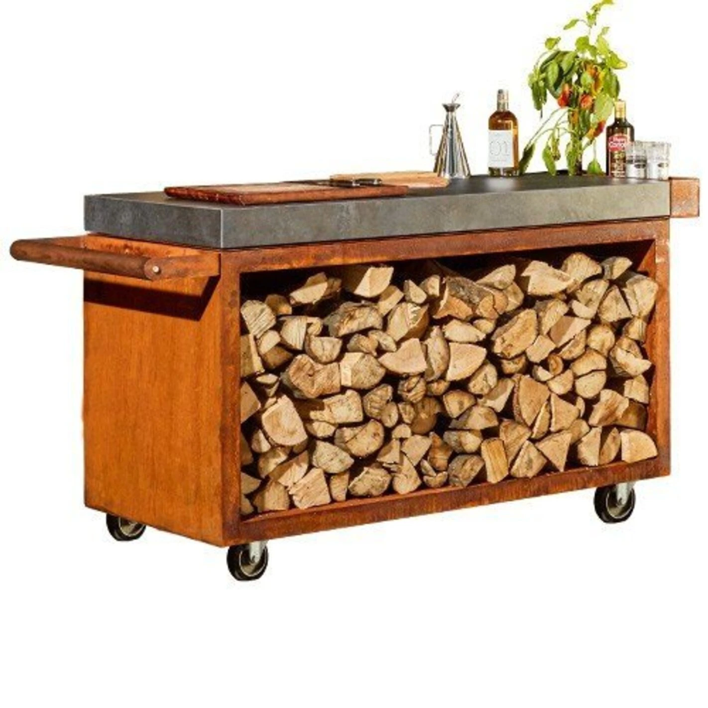 Table Corten Pro Céramique Gris Foncé Ofyr 1 Table Corten Pro Céramique Gris Foncé Ofyr