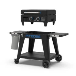 Plancha Gaz Ultimate 2 Brûleurs + Chariot - Pit Boss* -Weber Magasin ultimate 2 feux pit boss 0684678108079 2